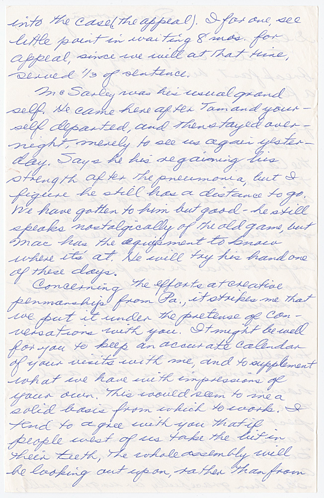 Letter from Philip Berrigan to Daniel Berrigan, August 1968 (?)