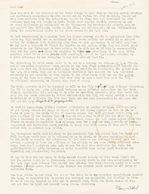 Letter from Tom Lewis and Philip Berrigan to Daniel Berrigan, November 1968