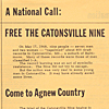 A national call: free the Catonsville Nine