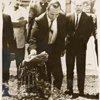 Members of the Catonsville Nine standing at the burning of the draft records site, May 17, 1968